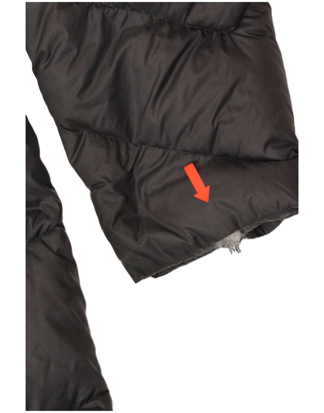 Casaco acolchoado com capuz feminino MICHAEL KORS UK 18 XL cinza nylon