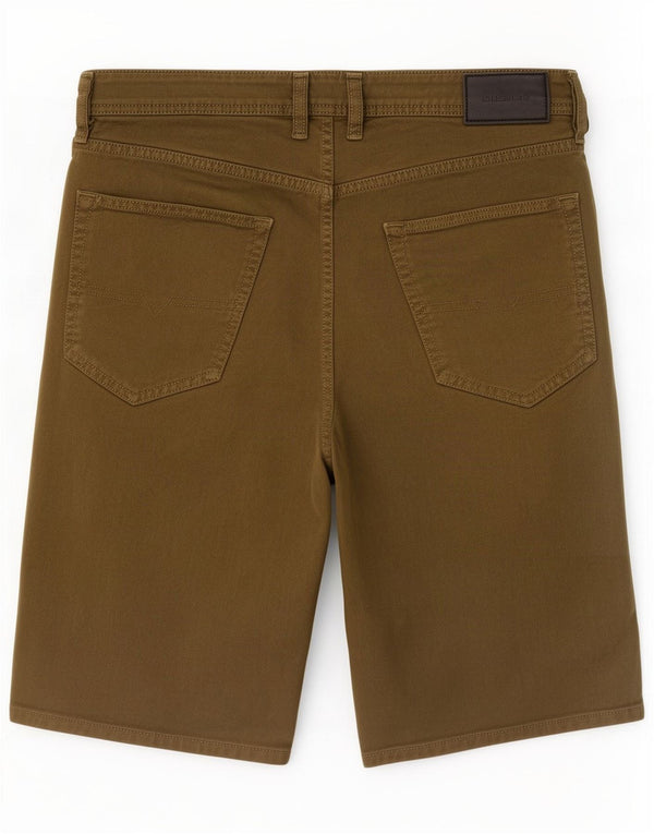 Diesel Mens Keeshort Denim Shorts W33 Medium Khaki Cotton