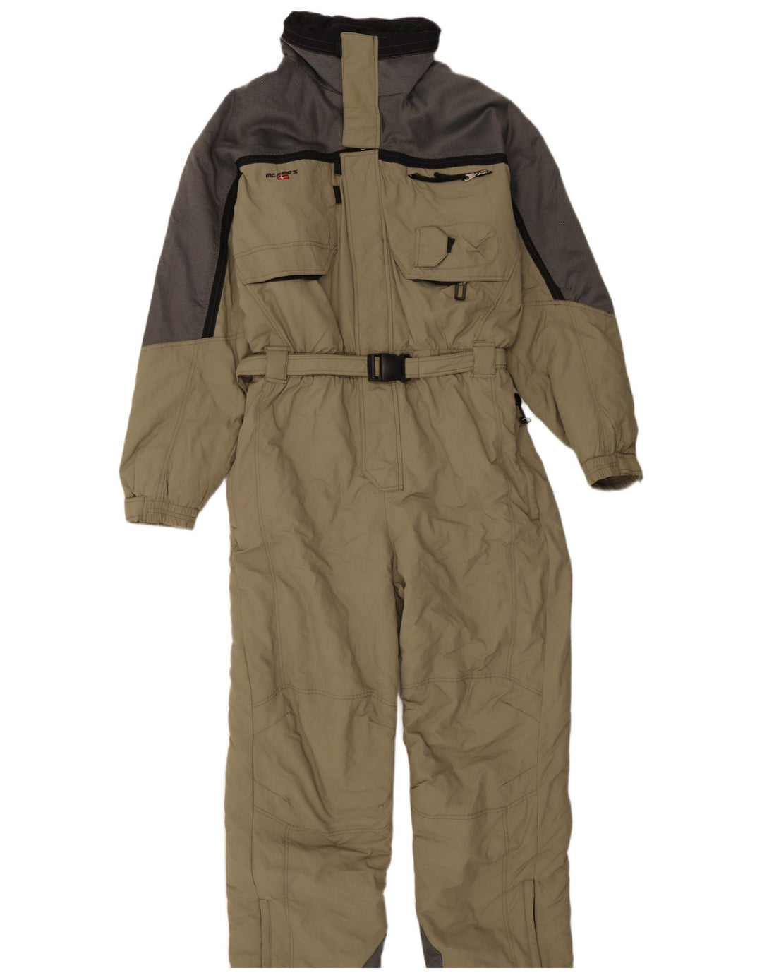 Macacão de esqui masculino MC Kee XL Khaki Colourblock