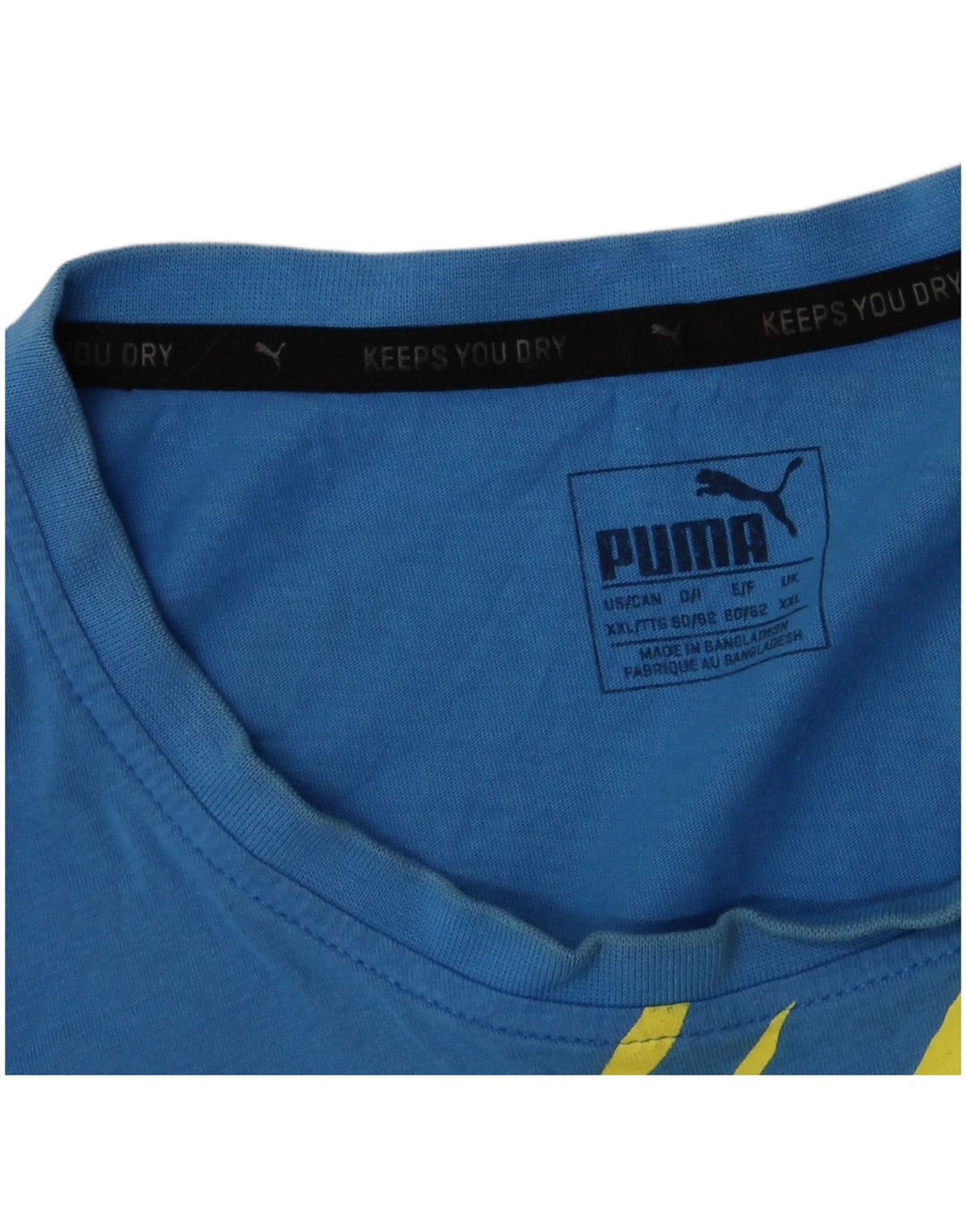 Camiseta gráfica masculina Puma Top 2XL azul