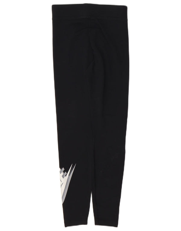 Leggings Nike Femininas Tight Fit Graphic UK 10 Pequenas Pretas