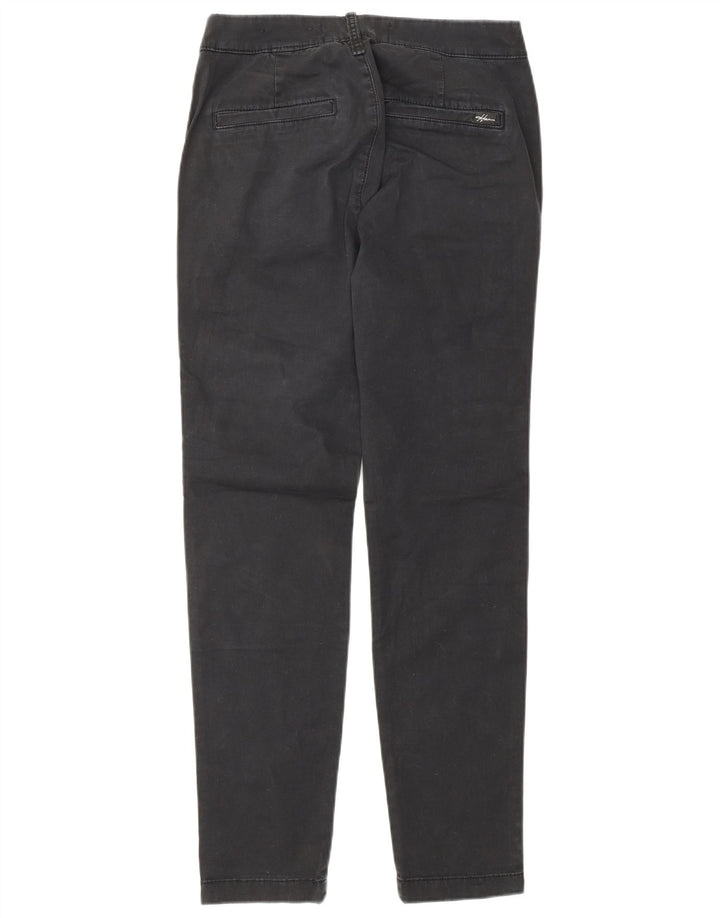 Calça chino feminina HOLLISTER W28 L30 algodão preto