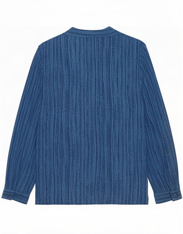Blusa feminina Pierre Cardin EU 44 XL listrada azul