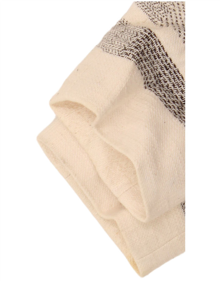 Zara Womens Bolero Jacket UK 10 pequeno branco listrado