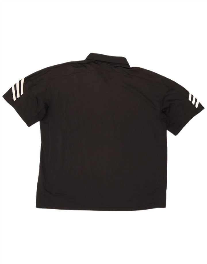 Adidas Mens Climacool Polo Shirt XL Preto Poliéster