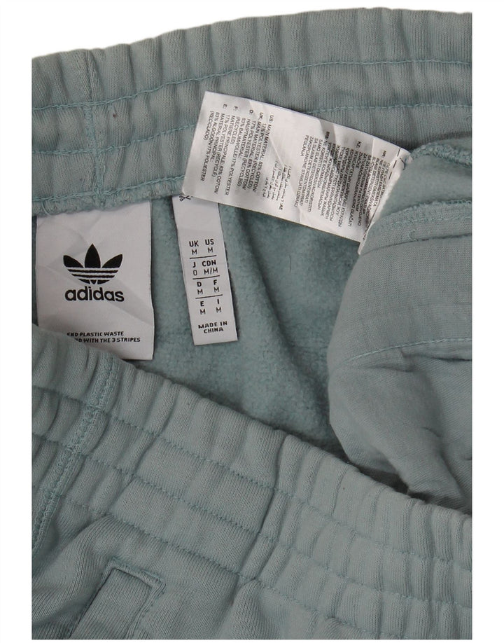 Calça de treino masculina Adidas Joggers médio azul algodão