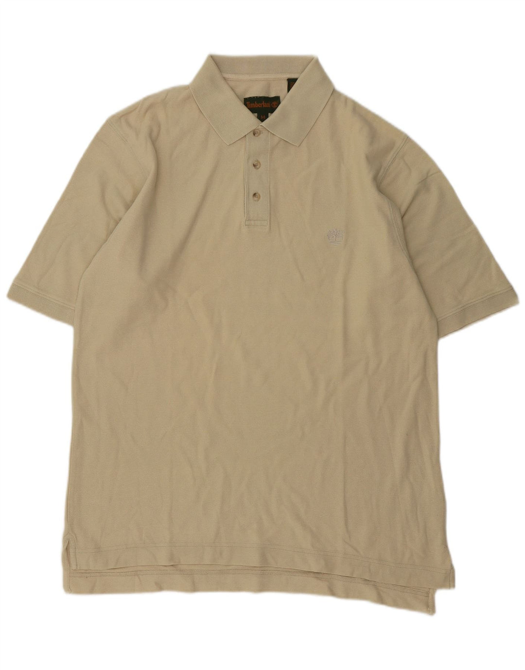 Camisa polo masculina Timberland médio off white algodão