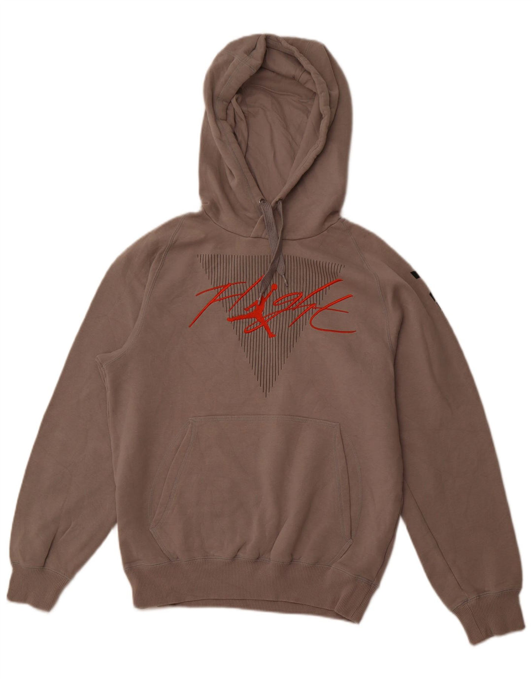 JORDAN Suéter masculino com capuz gráfico pequeno algodão cinza