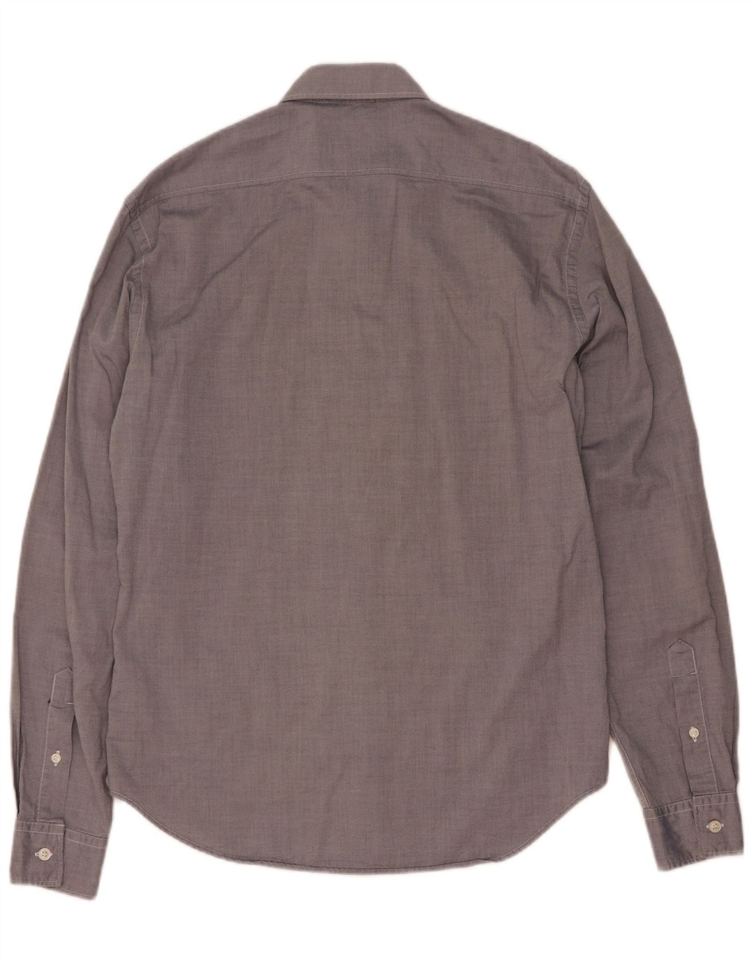 Camisa masculina Burberry pequena azul algodão