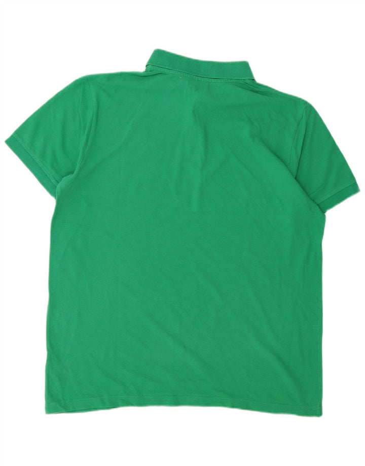 Camisa polo masculina KAPPA grande algodão verde