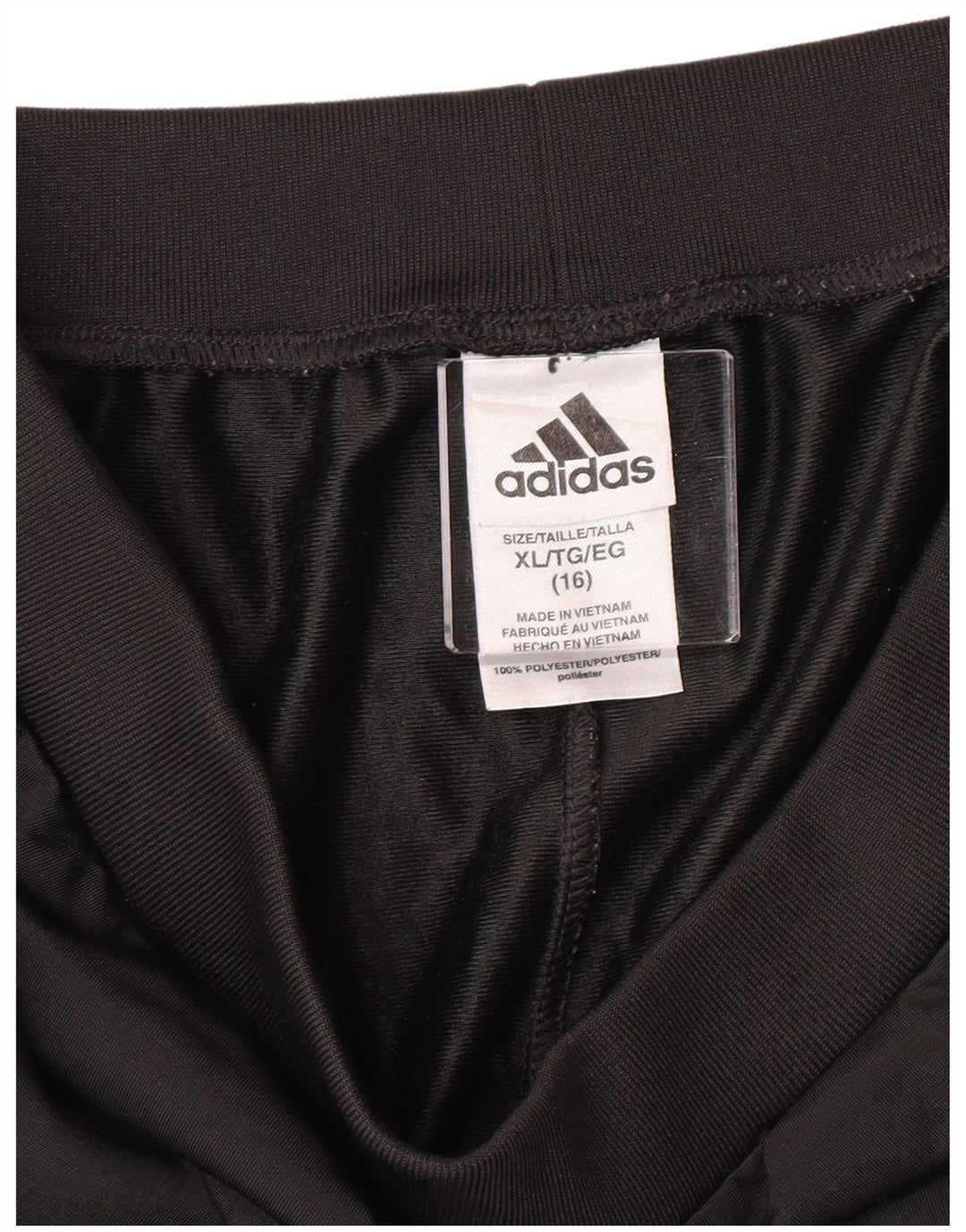 Adidas meninos calças de treino joggers 15-16 anos XL preto poliéster