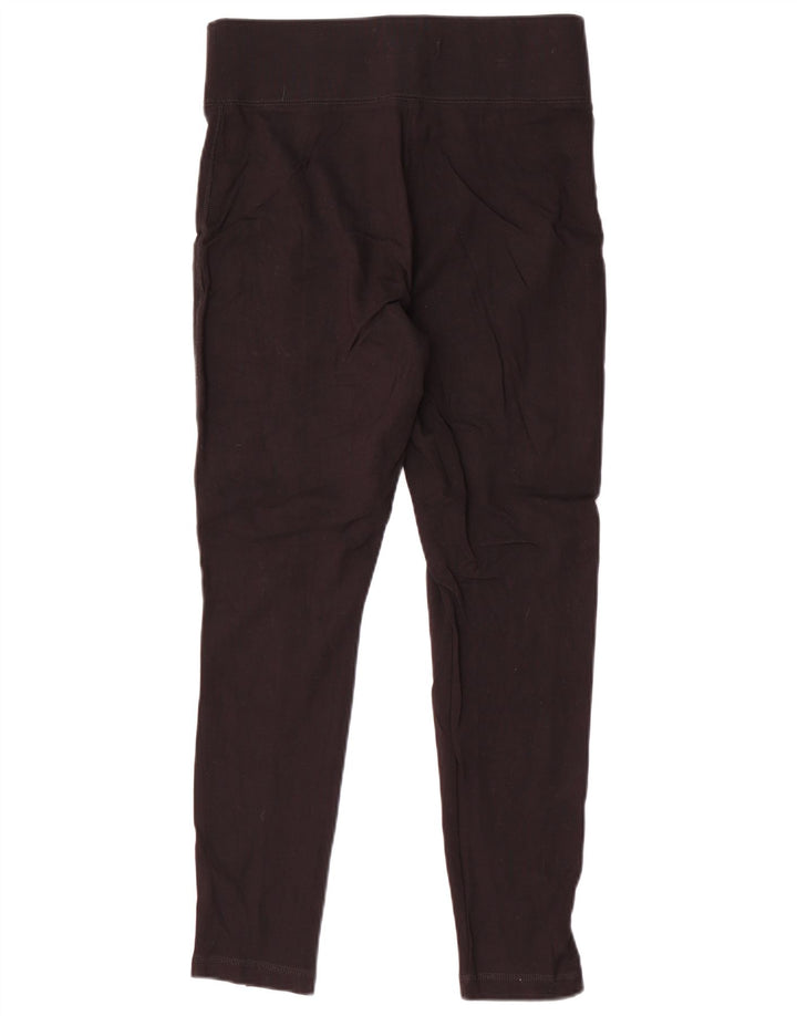 Leggings femininos Marks & Spencer Reino Unido 12 viscose preta média
