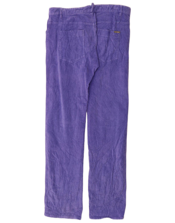 GF Ferre Masculino Ittierre Calças de veludo IT 48 Médio W34 L33 Roxo