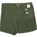 LEE Womens Regular Fit Bermuda Shorts US 22 3XL W44  Green Cotton Vintage Lee and Second-Hand Lee from Messina Hembry 