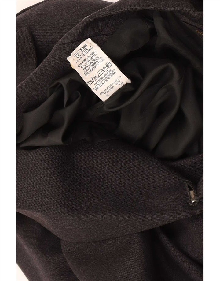 Jaqueta Marks & Spencer Feminina St. Michael Blazer Reino Unido 14 Grande Cinza