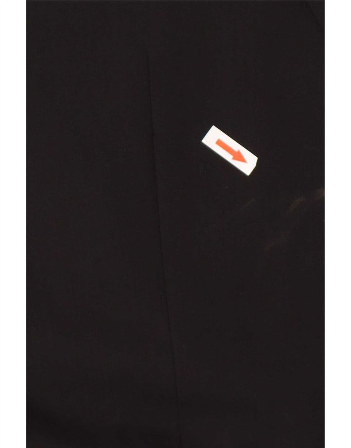 Jaqueta blazer masculina Pierre Cardin com 2 botões Reino Unido 38 lã preta média