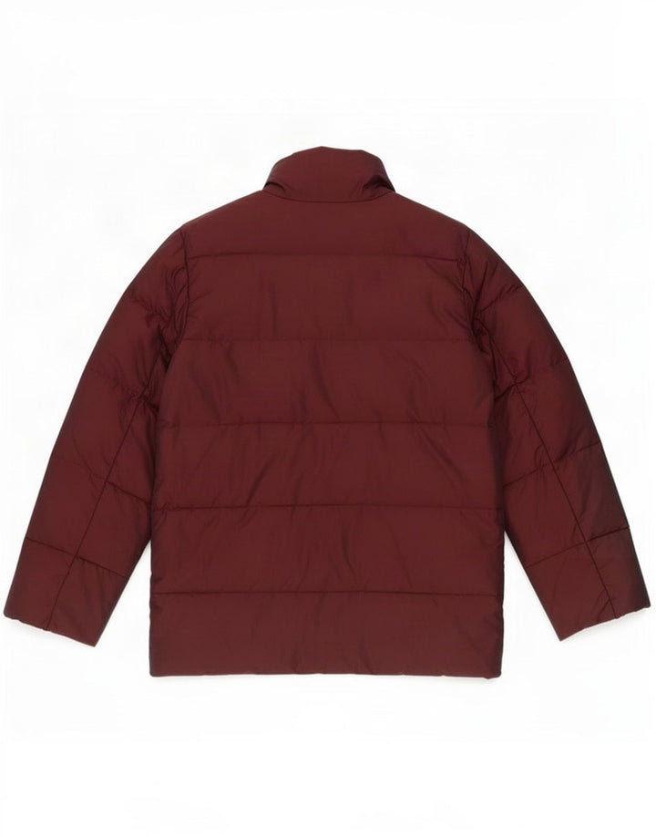 Jaqueta acolchoada feminina Zara UK 14 médio marrom