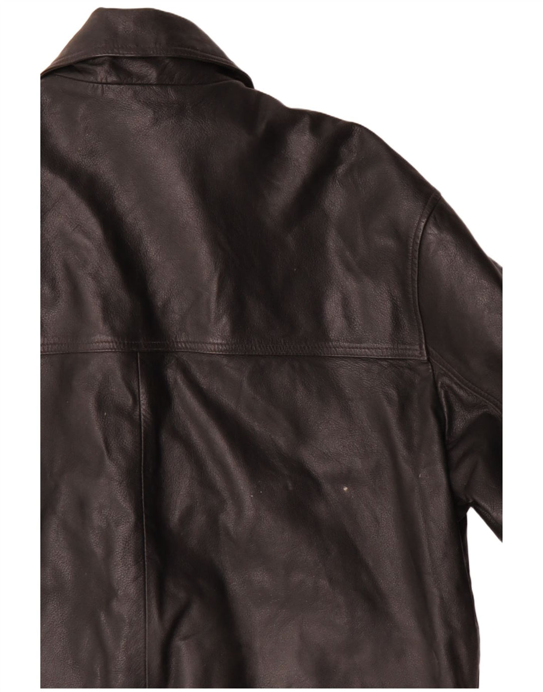 Jaqueta de couro masculina Ironsides UK 40 grande couro preto