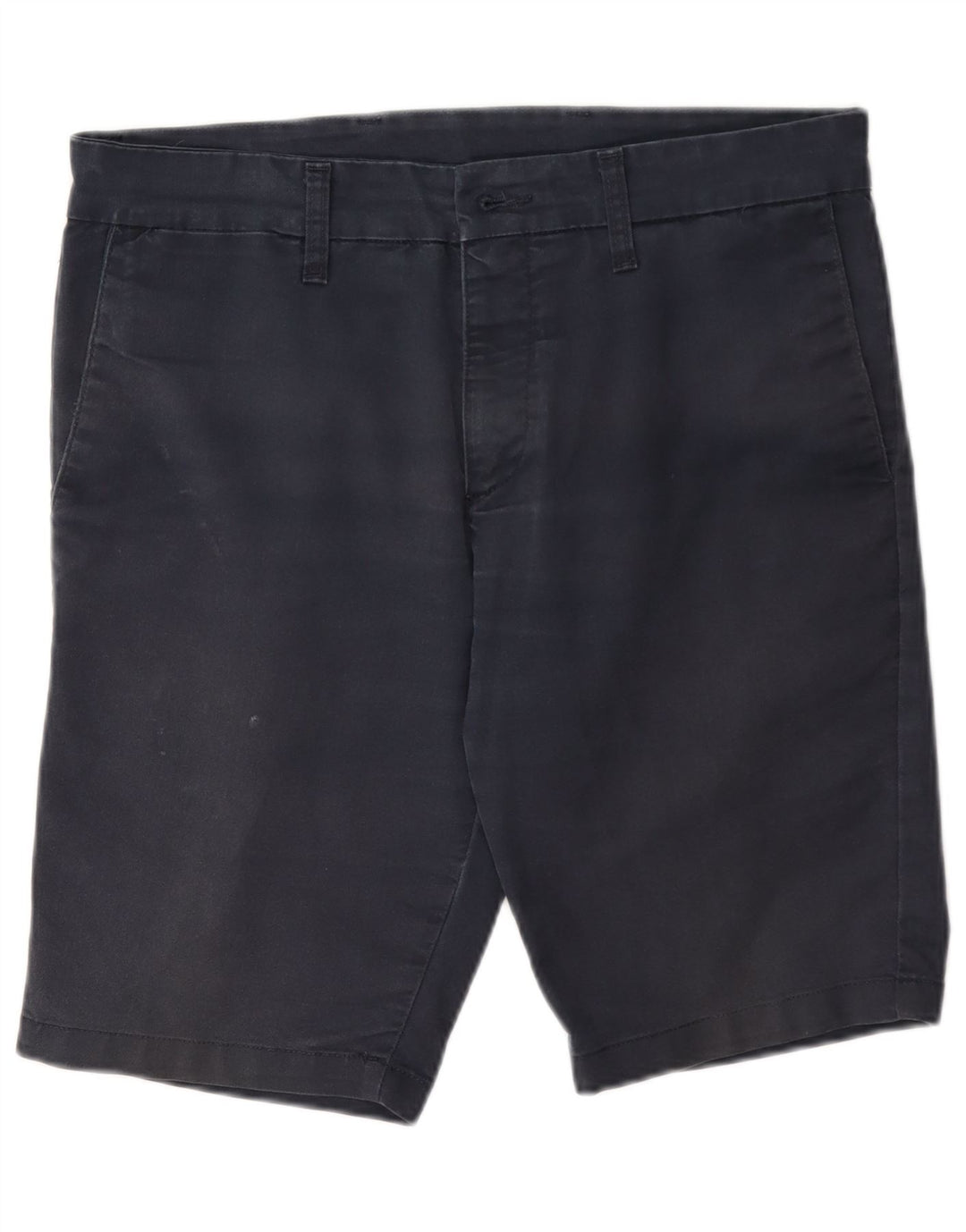 Carhartt Mens Chino Shorts W33 Médio Algodão Azul Marinho