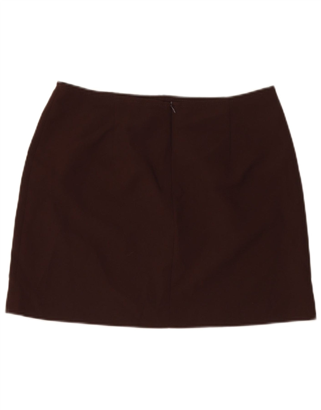 Mini saia feminina Zara EU 42 grande W32 marrom