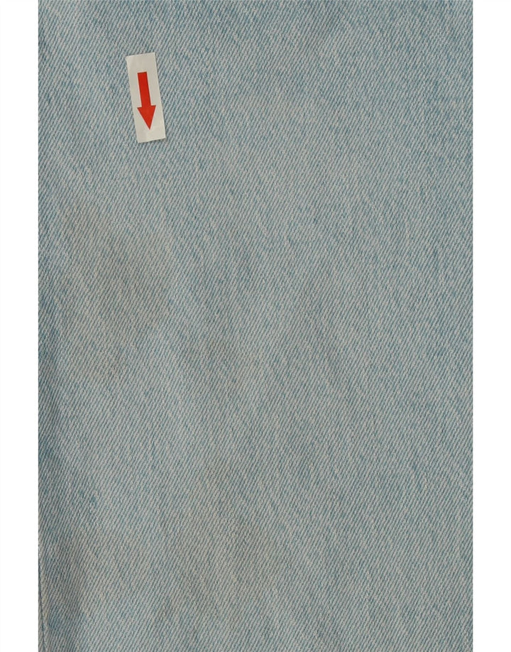 Calça jeans feminina Levi's 501 Straight W25 L26 azul algodão