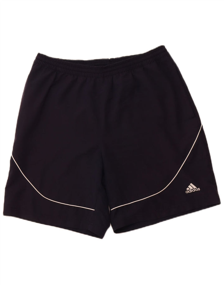Shorts esportivos masculinos ADIDAS XL azul marinho poliéster