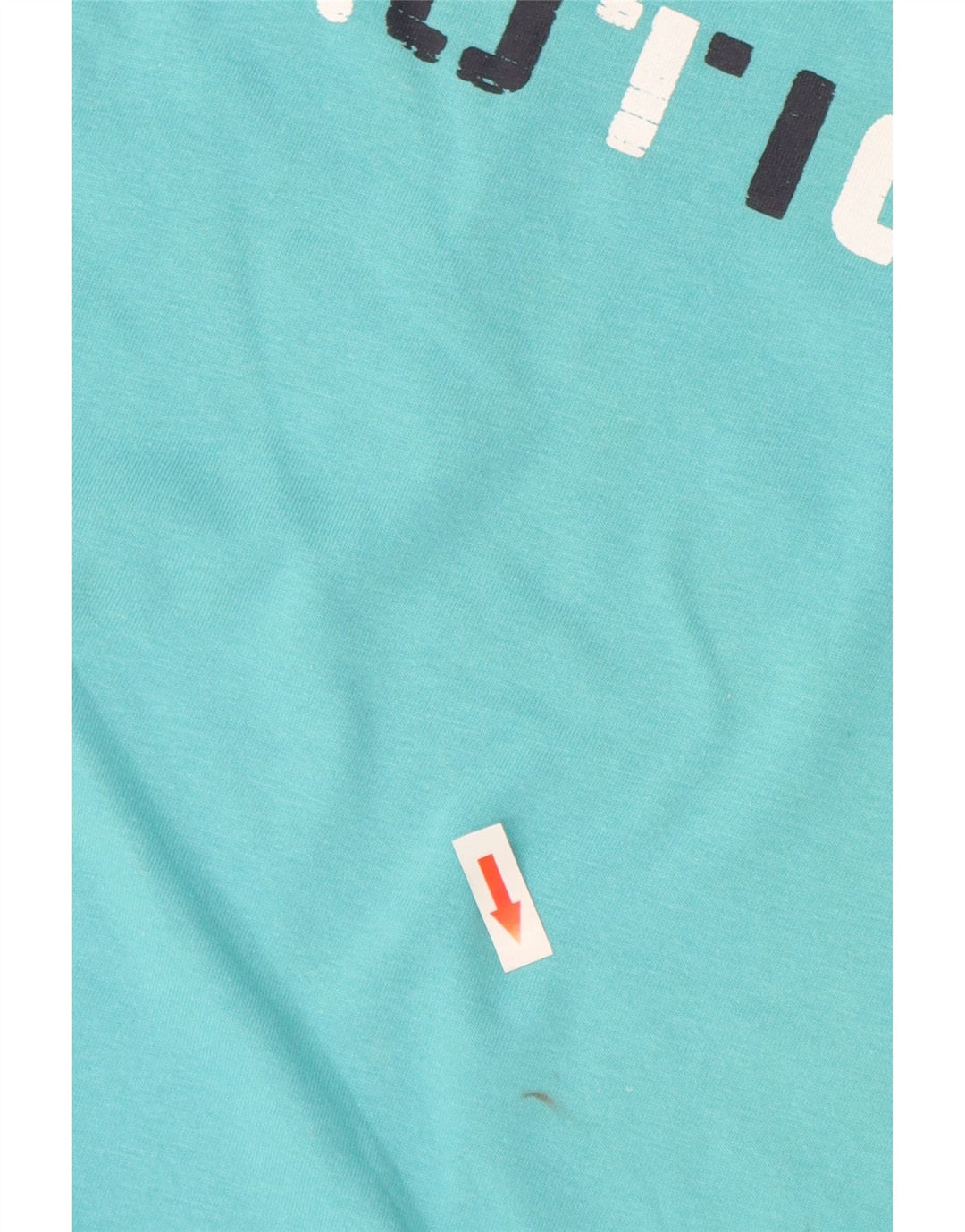Camiseta masculina gráfica Nautica Top médio algodão turquesa