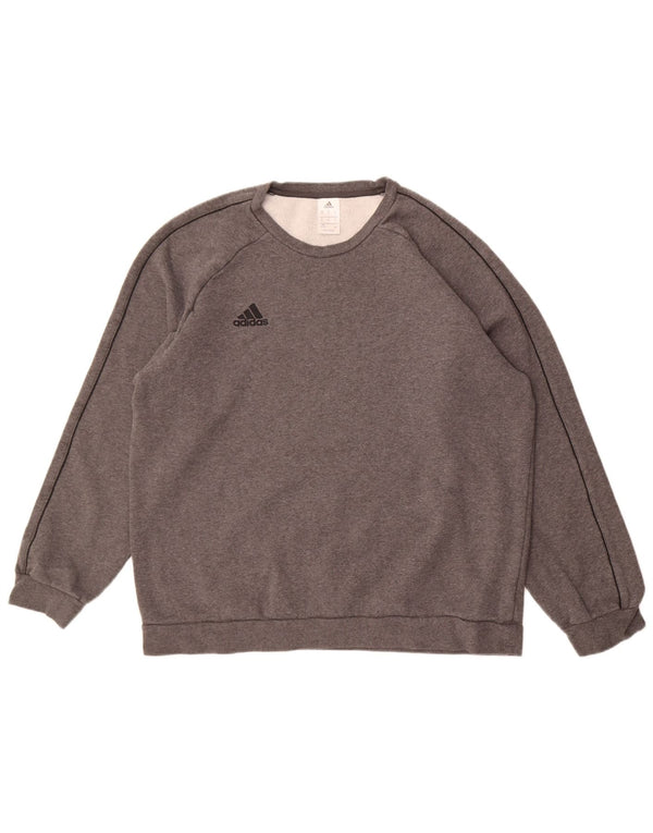 Adidas Mens Moletom Jumper XL Cinza Algodão