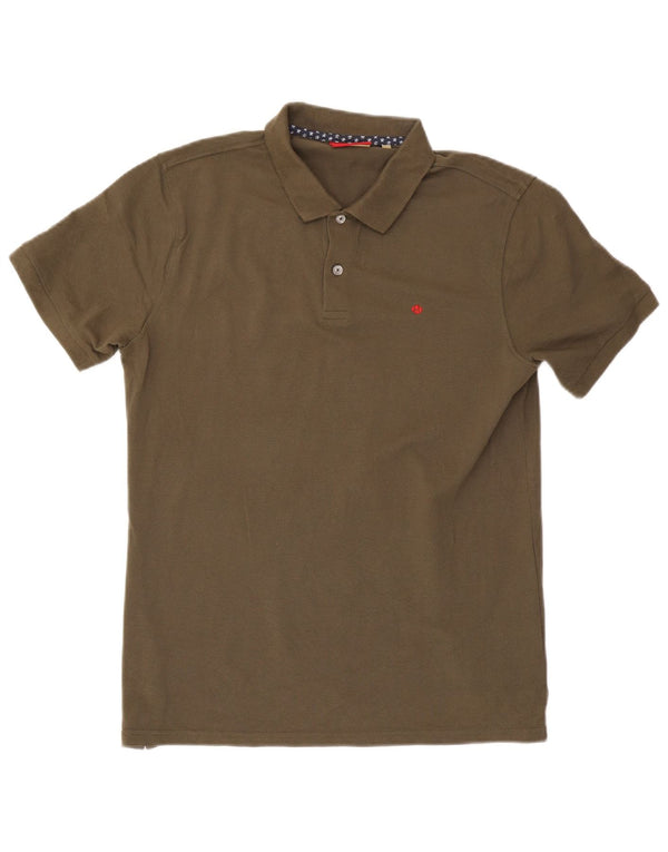 Camisa polo masculina Marville XL algodão cáqui
