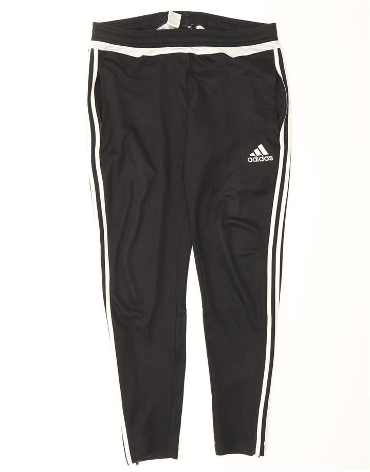 ADIDAS Mens Climalite Calças de treino Medium Black Colourblock