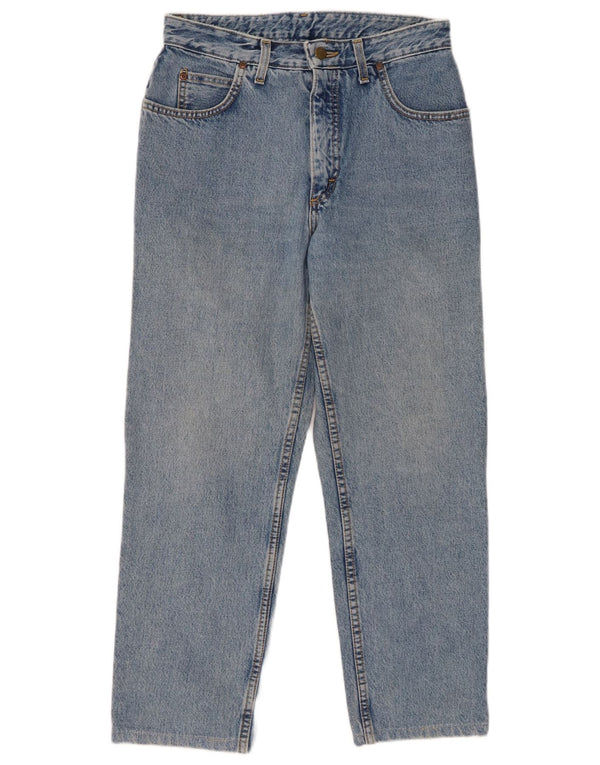 LEE Masculino Oklahoma Tapered Jeans W33 L27 Azul Algodão