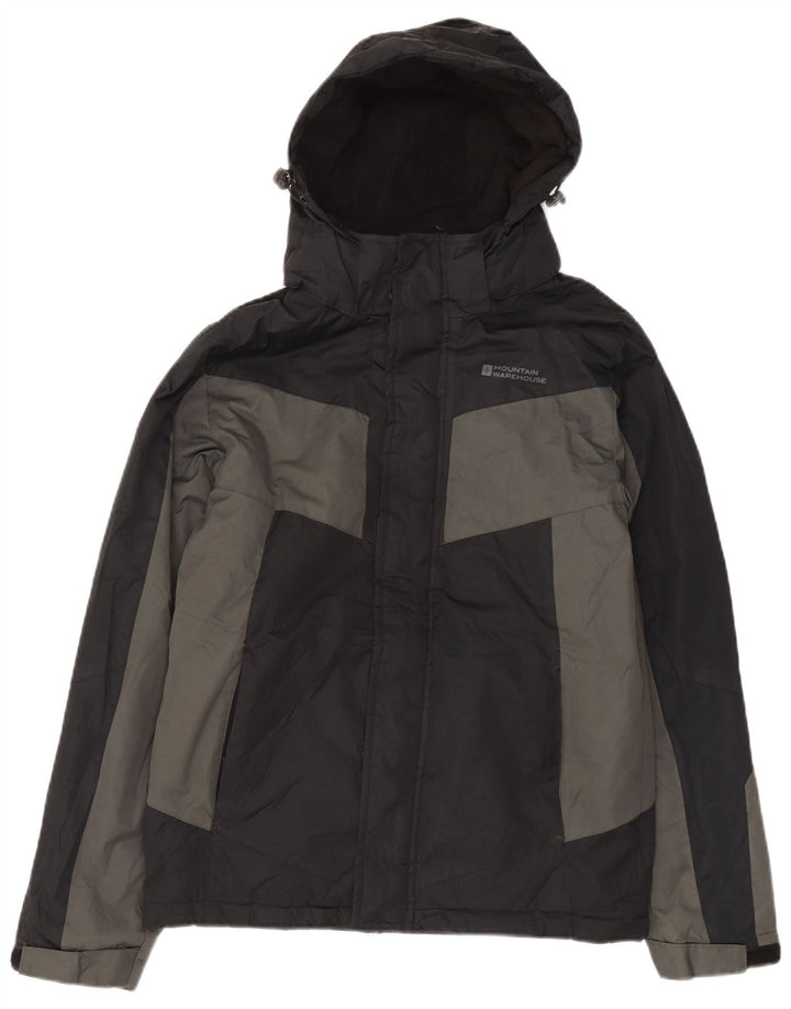 Jaqueta corta-vento masculina Mountain Warehouse Reino Unido 34 XS preto colorblock