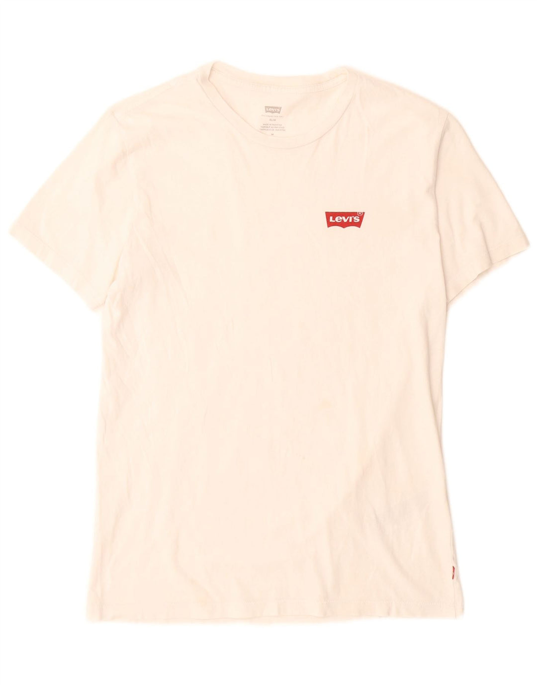 Camiseta Levi's Masculina Slim Top Médio Algodão Branco