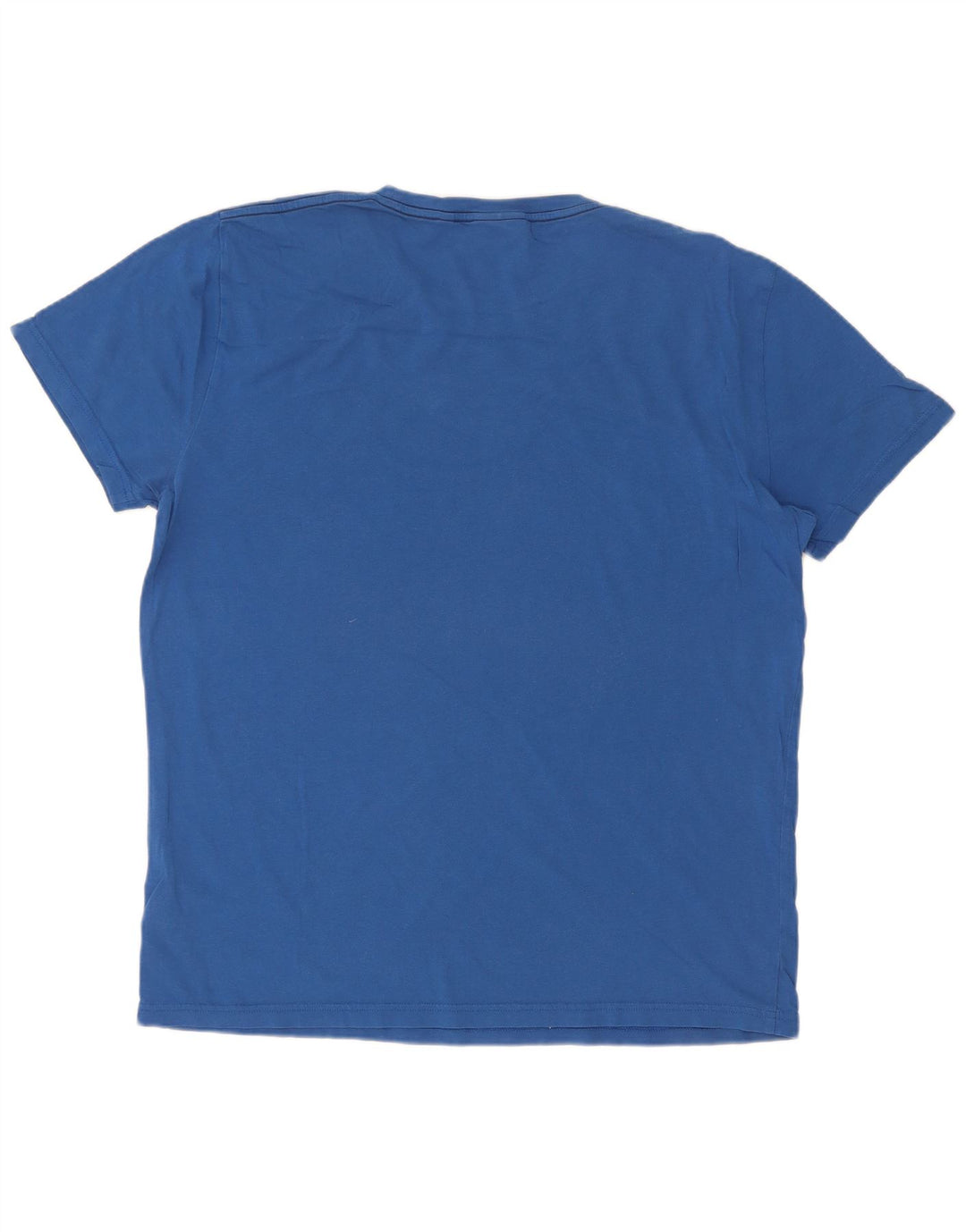 Gant Camiseta masculina gráfica Top grande algodão azul