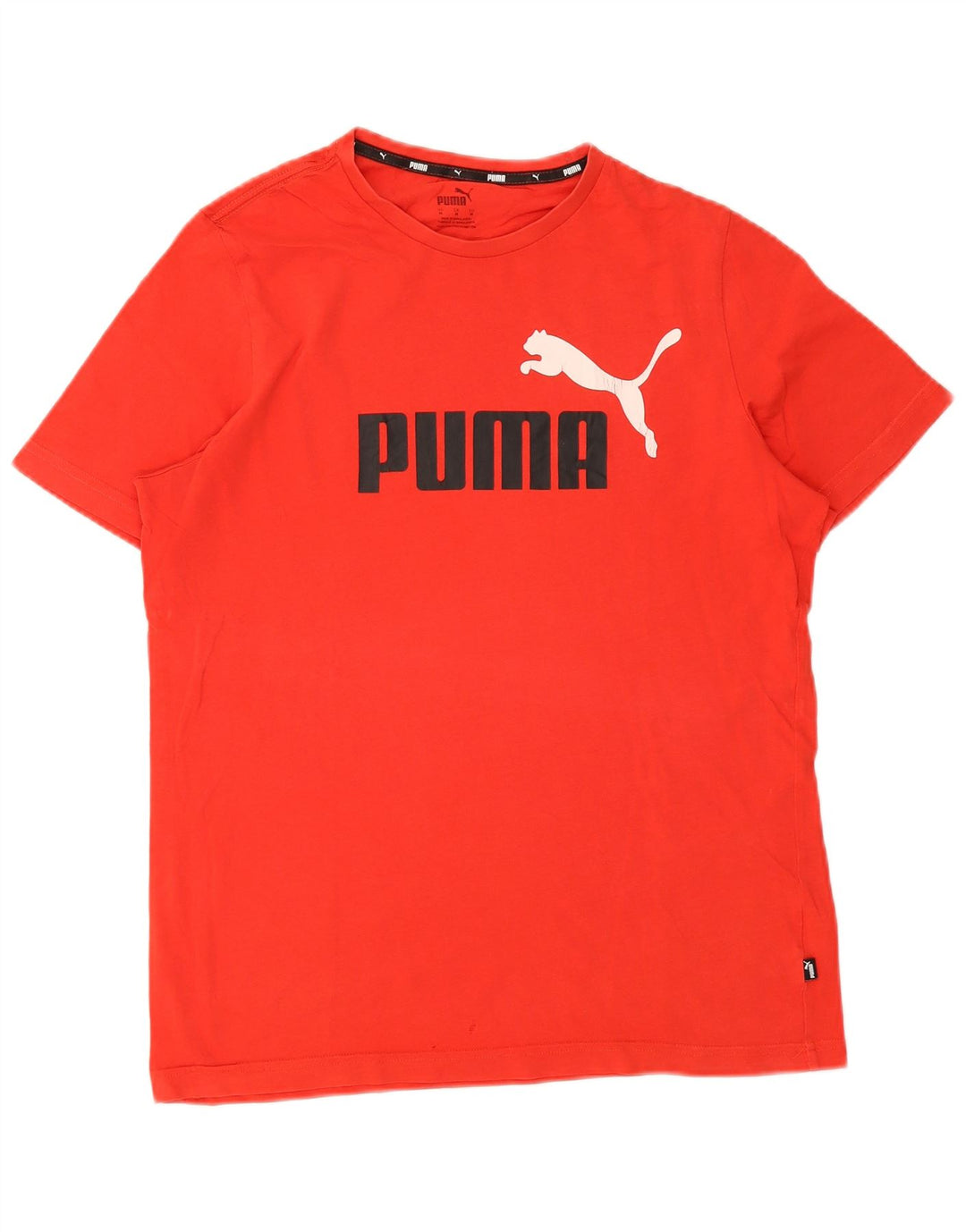 Puma Camiseta Masculina Graphic Top Médio Vermelho