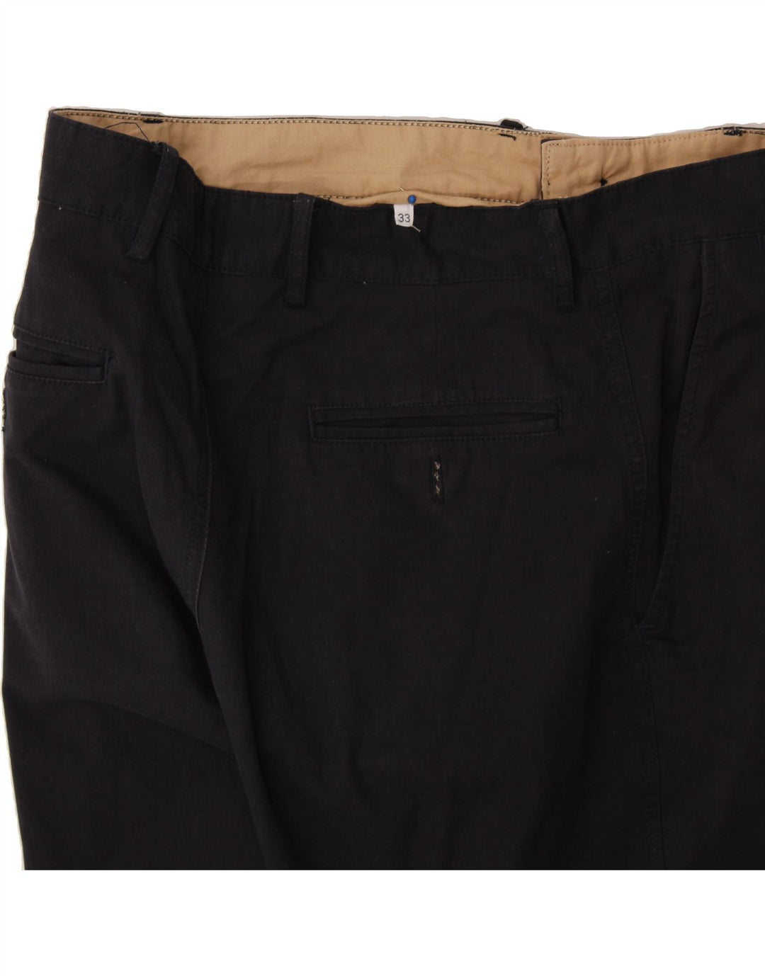 AVIREX Mens Straight Chino Trousers W35 L30 Black Cotton Vintage Avirex and Second-Hand Avirex from Messina Hembry 