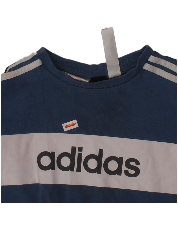 Conjunto de 2 peças ADIDAS Boys Graphic 3-4 anos azul colorblock algodão