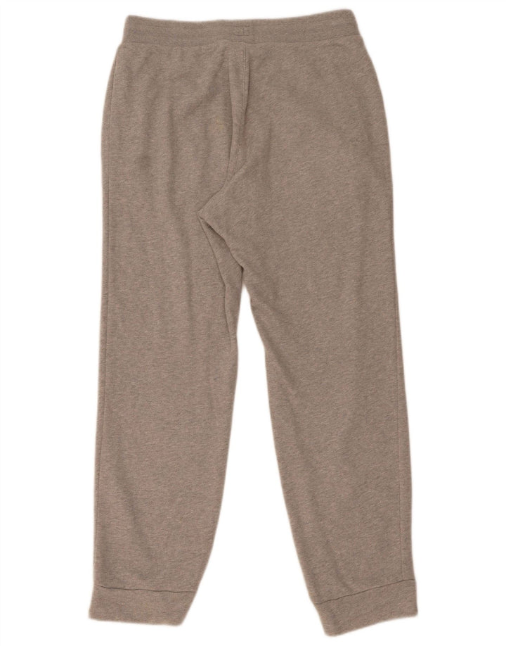 Calças de treino masculinas Adidas Joggers grandes de algodão cinza