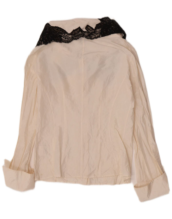 Blusa feminina Gianfranco Ferre IT 44 médio off white floral