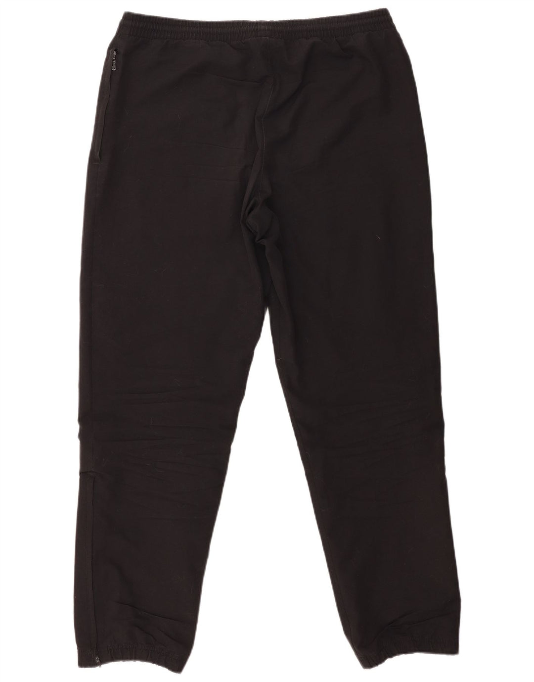 Calça de treino masculina Adidas Joggers UK 40/42 poliéster preto médio