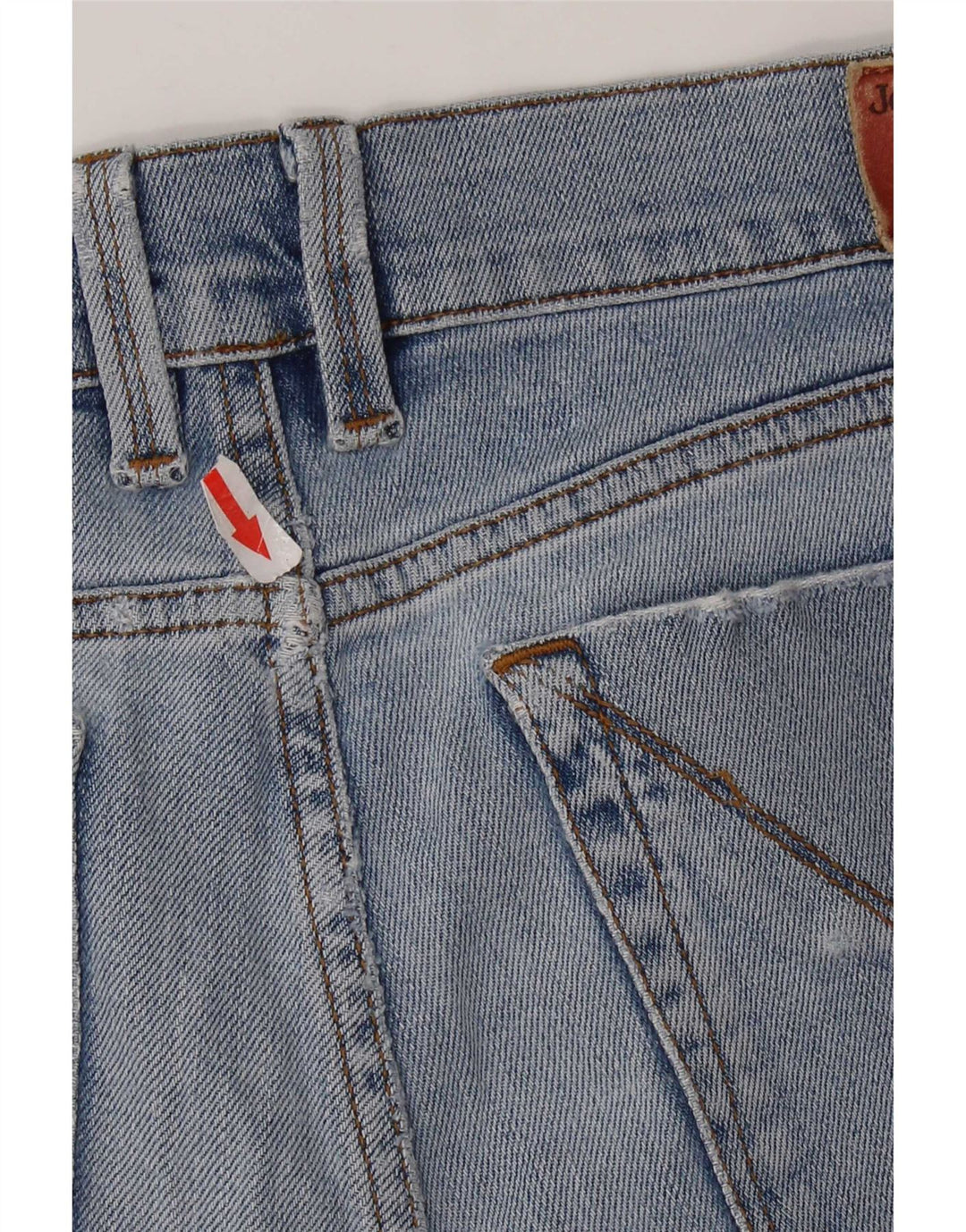 Jeans retos femininos Jeckerson W29 L27 algodão azul