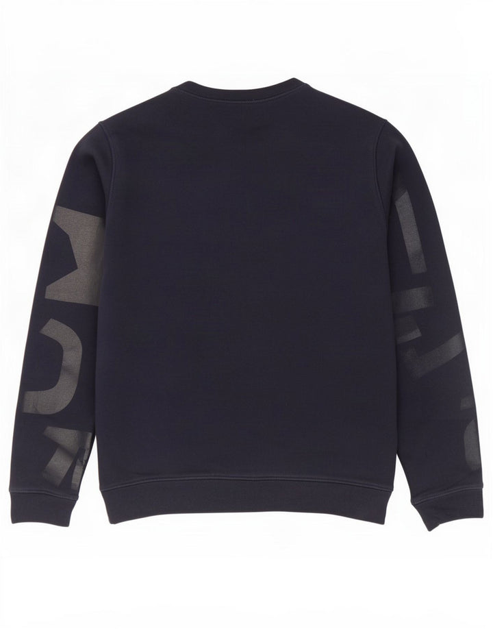 Lacoste moletom gráfico feminino tamanho 40 médio azul marinho algodão