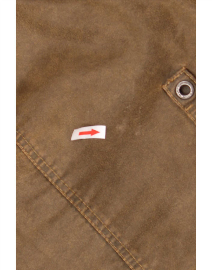 Jaqueta militar masculina Camel Active IT 52 XL algodão marrom