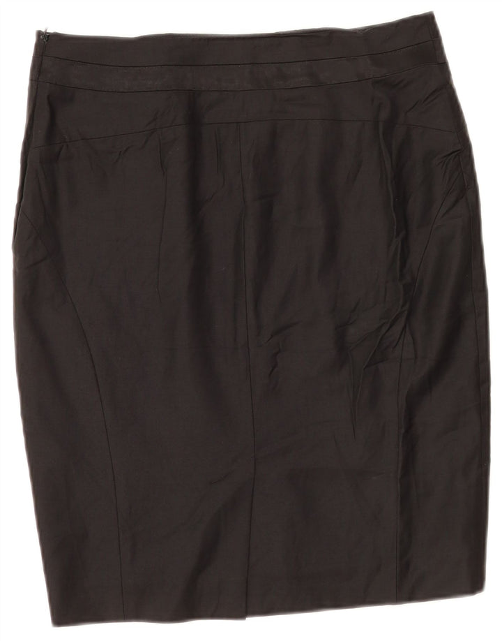 Saia lápis feminina Ted Baker tamanho 2 pequena W28 preta
