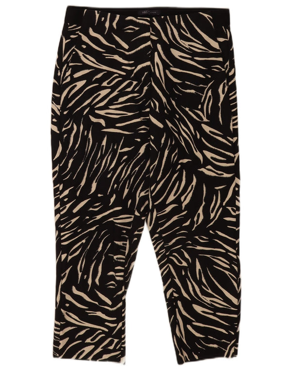 Calça capri feminina Marks & Spencer Reino Unido 12 médio W30 L21 preta