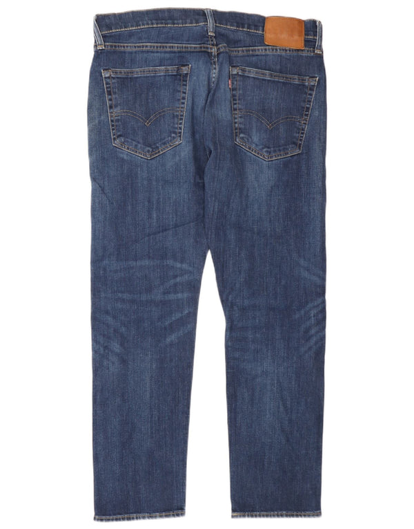 Levi's Masculino 502 Tapered Jeans W34 L30 Azul Algodão
