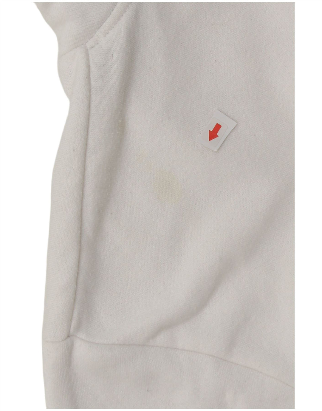 Sergio Tacchini moletom com capuz gráfico masculino médio algodão branco