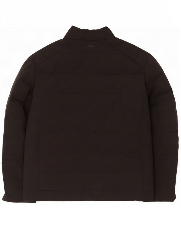 Jaqueta acolchoada masculina Michael Kors UK 42 XL poliéster preto