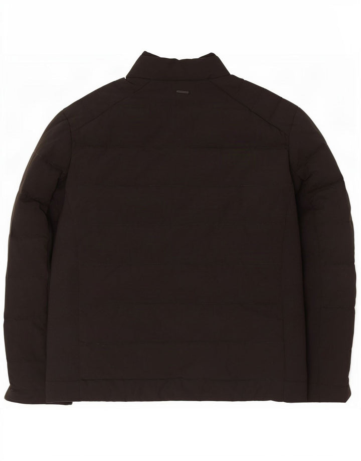 Jaqueta acolchoada masculina Michael Kors UK 42 XL poliéster preto
