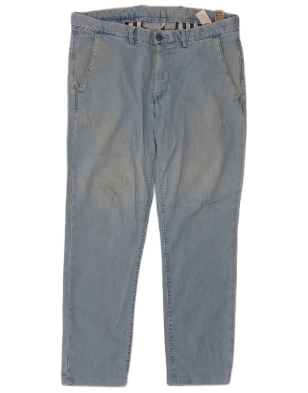 Massimo Dutti Mens Slim Jeans EU 40 Médio W31 L26 Azul Algodão